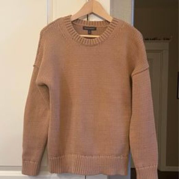 Women’s‎ Banana Republic Brown Thick Chunky Knit Sweater-Size Medium - Picture 4 of 8